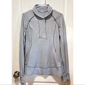 Lululemon base runner 1/2 half zip top sz10